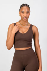 Aria Supportive Tank - Hazel