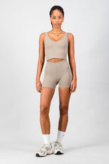 Aria Supportive Tank - Cashew