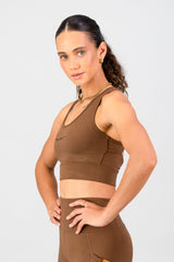 Momentum Sports Bra - Clay
