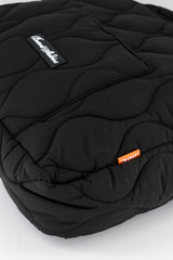 Quilted Tote Bag - Black