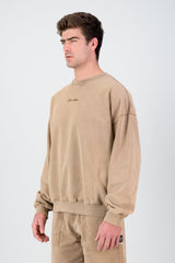 Ultra Heavy Crew Top - Brown