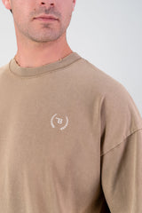 Ultra Heavy Oversized Tee - Brown