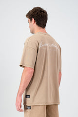 Ultra Heavy Oversized Tee - Brown