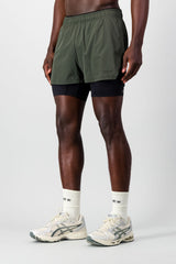 Energy 2-in- 1 Short - Forest Green